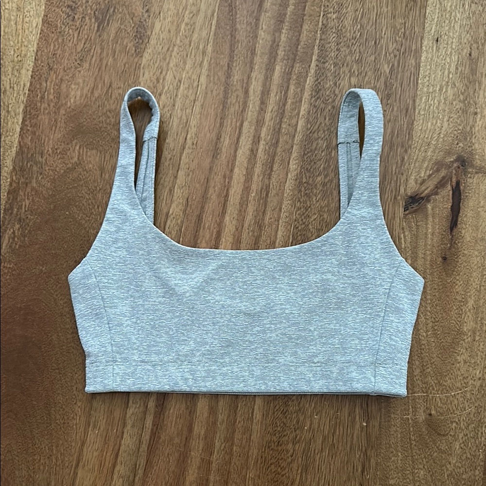 Gray Outdoor Voices Sports Bra